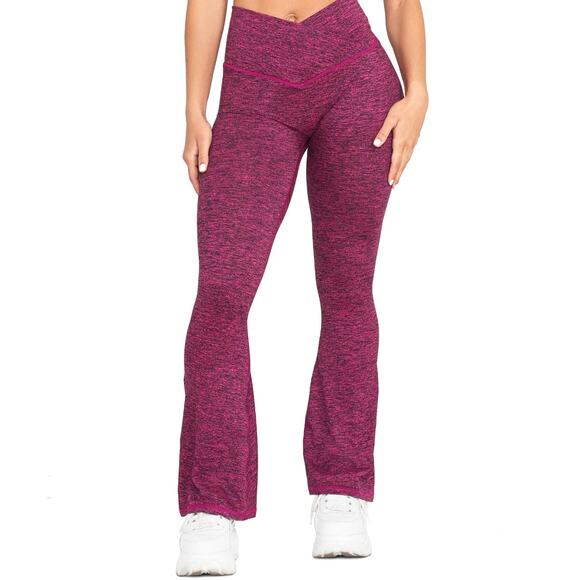 Ilus Label Cinched Cross Over Flare Leggings XXL NWT - Picture 1 of 11
